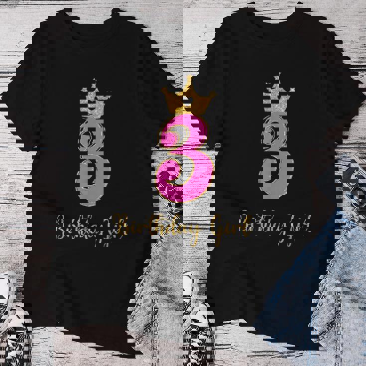 3歳の誕生日 女の子 3歳 誕生日パーティー 幼児 レディースTシャツ 面白い贈り物