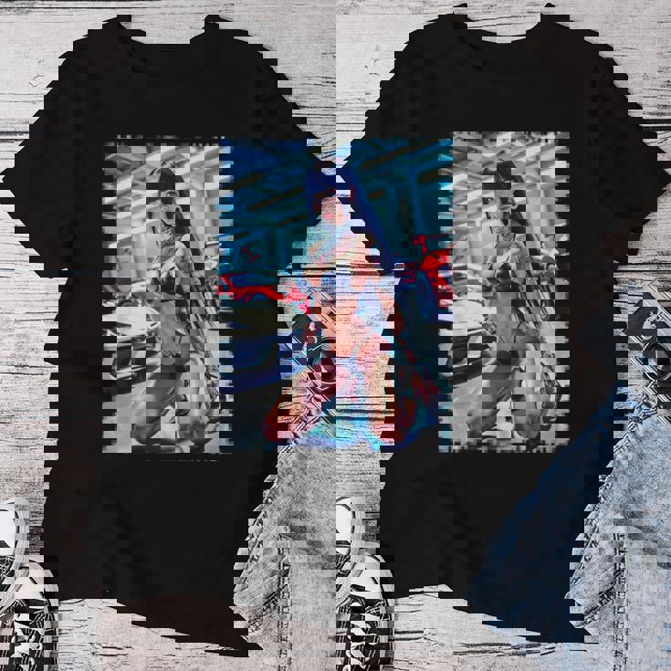 Hot Girl On メンズ Hot Asian Girl 輸入モデル レディースTシャツ 面白い贈り物