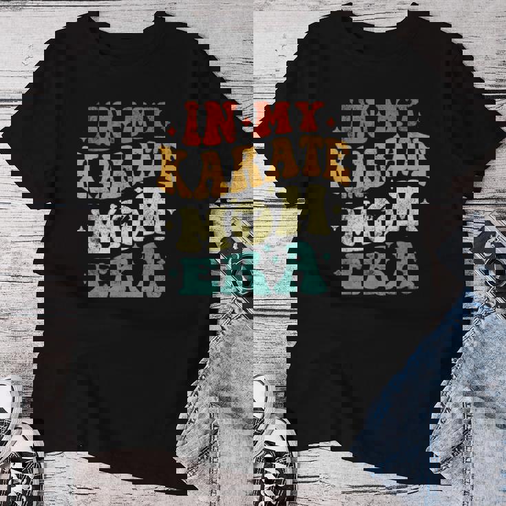 In My Karate Mom Era 面白い 空手 ママ ヴィンテージ 母の日 レディースTシャツ 面白い贈り物