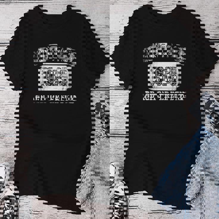 Intage 1985 Regalos De Cumpleaños 37 Años 37Th Bday Present Cuello Camiseta de mujer Regalos divertidos