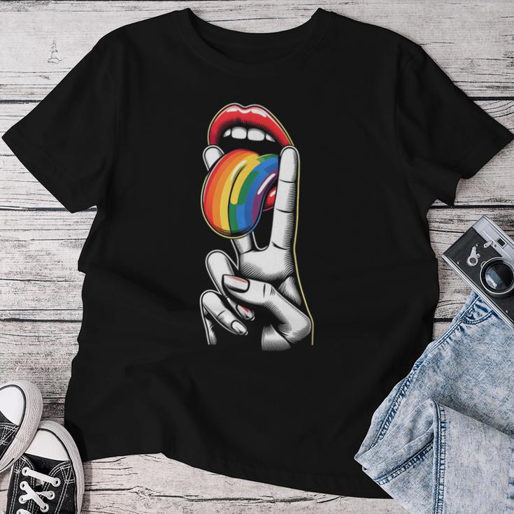 Masc Lesbian Stuff Tongue Rainbow Gay Pride Ally Lgbtq Adult Women T-shirt Unique Gifts Masc Lesbian Stuff Tongue Rainbow Gay Pride Ally Lgbtq Adult Women T-shirt Unique Gifts