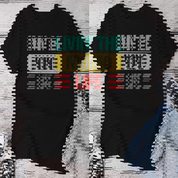 Momo 桃 レディースTシャツ 面白い贈り物