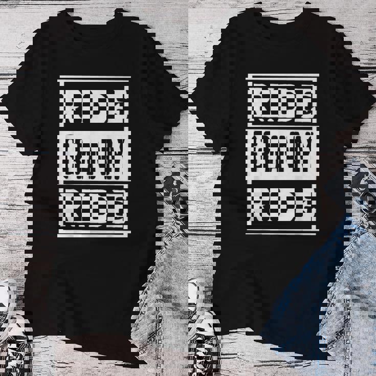 Ride Granny Ride Grandmas Rider Motorcycles Mother's Day Women T-shirt Unique Gifts