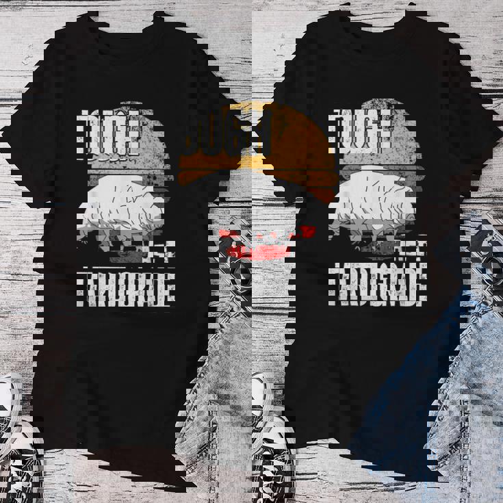 Tardigrade ウミグマ クマムシ 苔 生物学 レディースTシャツ 面白い贈り物