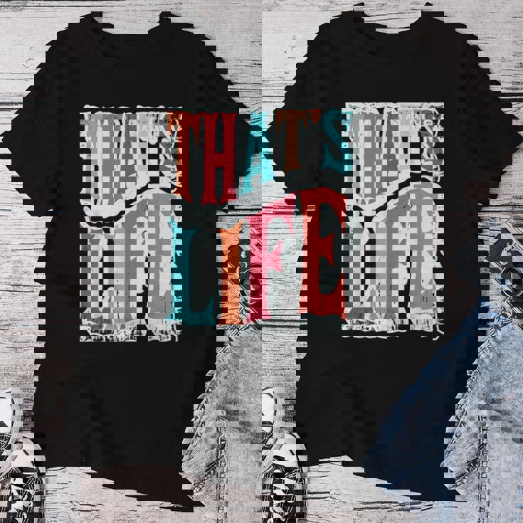 That Is Life Retro Groovyintage レディースTシャツ 面白い贈り物