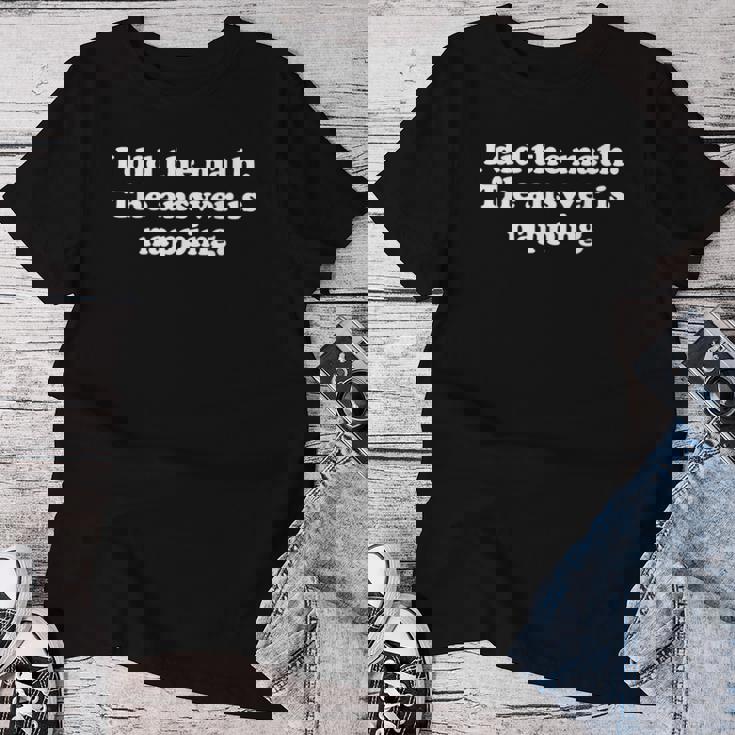 おもしろ昼寝や昼寝 女の子 男の子 男性 女性 レディースTシャツ 面白い贈り物