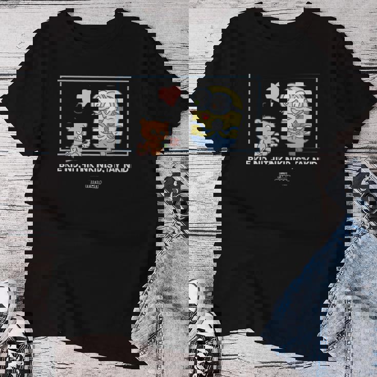 ミニオンズ ボブ&ティム Be Kind Think Kindtay Kind レディースTシャツ 面白い贈り物