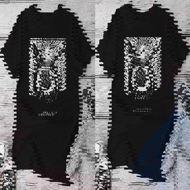 ヨーマグント・コズミック・ホラー クトゥルフ神話 オールド・ワンズ Yomagn'tho Cthulhu Mythos レディースTシャツ 面白い贈り物