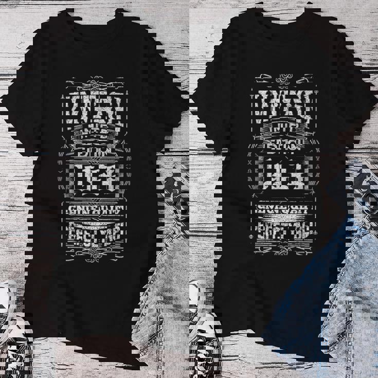 ヴィンテージ 1966 ギフト 男性 女性 長寿祝い 1966年生まれ ユニークな誕生日プレゼント レディースTシャツ 面白い贈り物