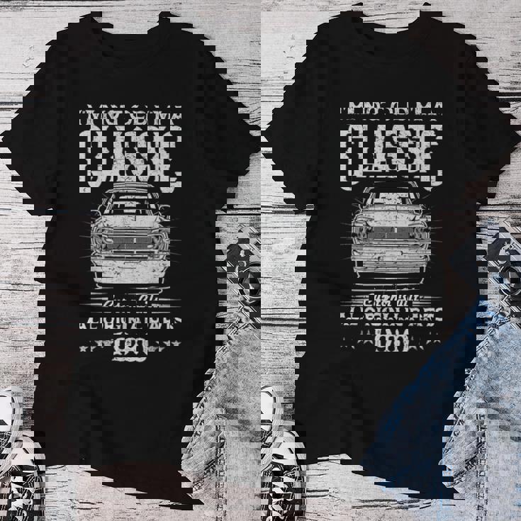 ヴィンテージ 1980 45 歳の誕生日プレゼント 男性 女性 45 歳 レディースTシャツ 面白い贈り物