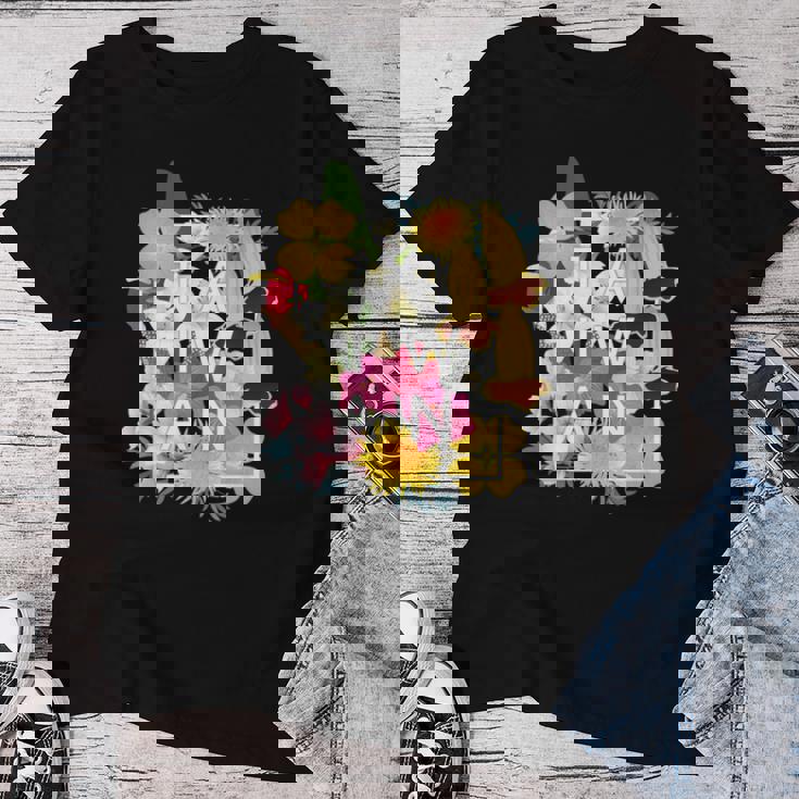 台湾の花ワードアート 台湾の誇り。 レディースTシャツ 面白い贈り物