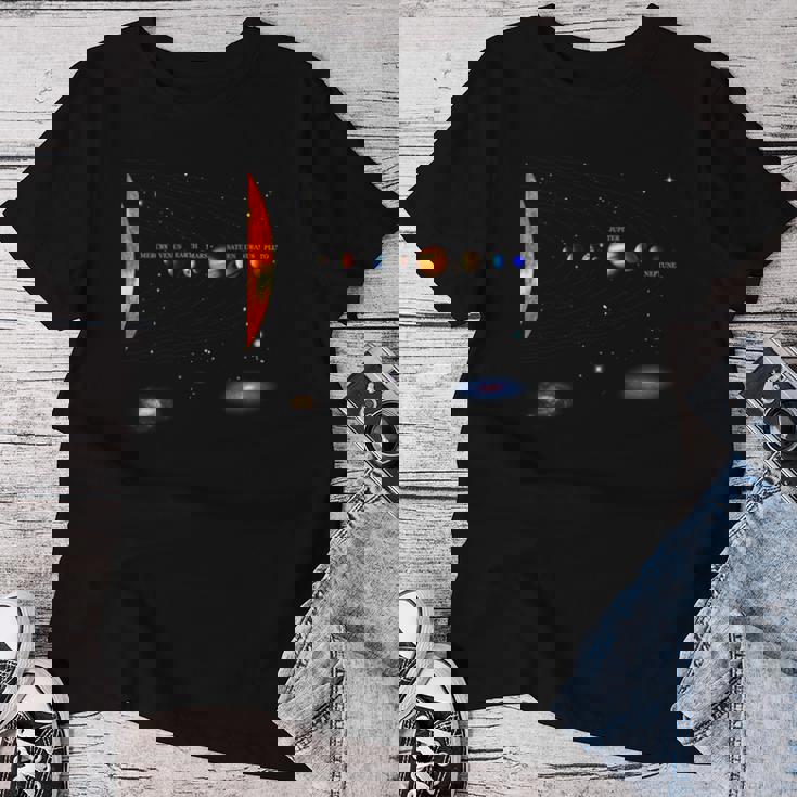 太陽系 惑星 科学 宇宙 男の子 女の子tem キッズ レディースTシャツ 面白い贈り物