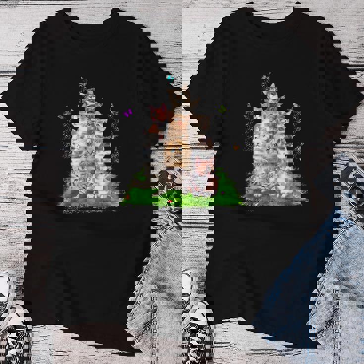 子猫好き 猫好き かわいい猫 レディース かわいい 子猫 男性 女性 レディースTシャツ 面白い贈り物