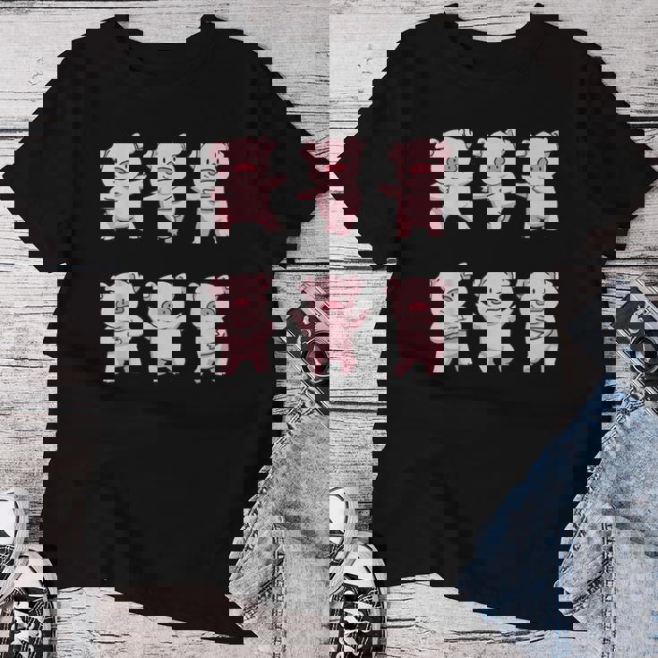 豚愛好家のための豚の贈り物女性豚シャツ女性男性子供豚 レディースTシャツ 面白い贈り物