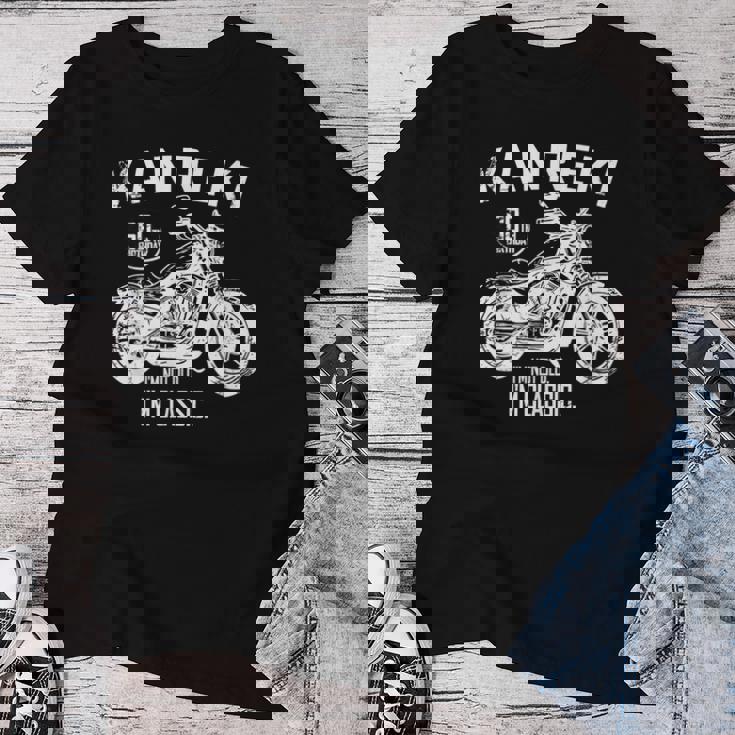 還暦祝い バイク好き 車好き 父 男性 女性 クラシックバイク 60歳 I'm Not Old I'm Classic レディースTシャツ 面白い贈り物