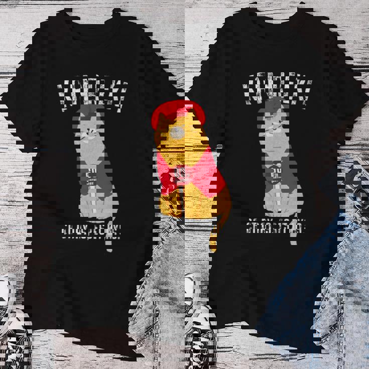 還暦祝い 猫 ねこ ちゃんちゃんこ 男性 女性 猫好き 60歳 Cat Days Best Days レディースTシャツ 面白い贈り物