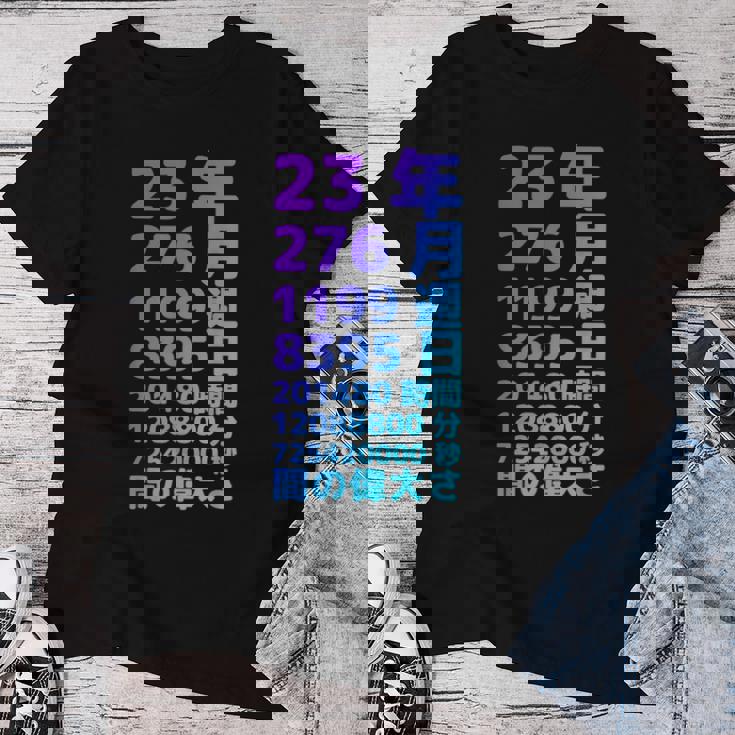 面白い23歳の誕生日の古いメーター 面白い23歳のギフト 女性 男性 面白い電卓 23歳の誕生日のギフト レディースTシャツ 面白い贈り物