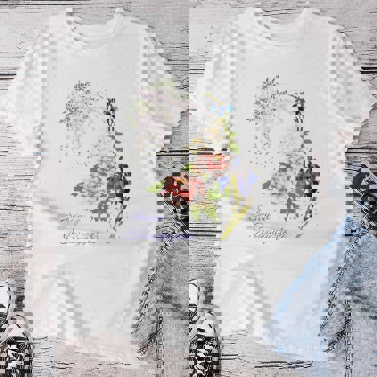 Beauty Flower（4） 長袖tシャツ レディースTシャツ 面白い贈り物