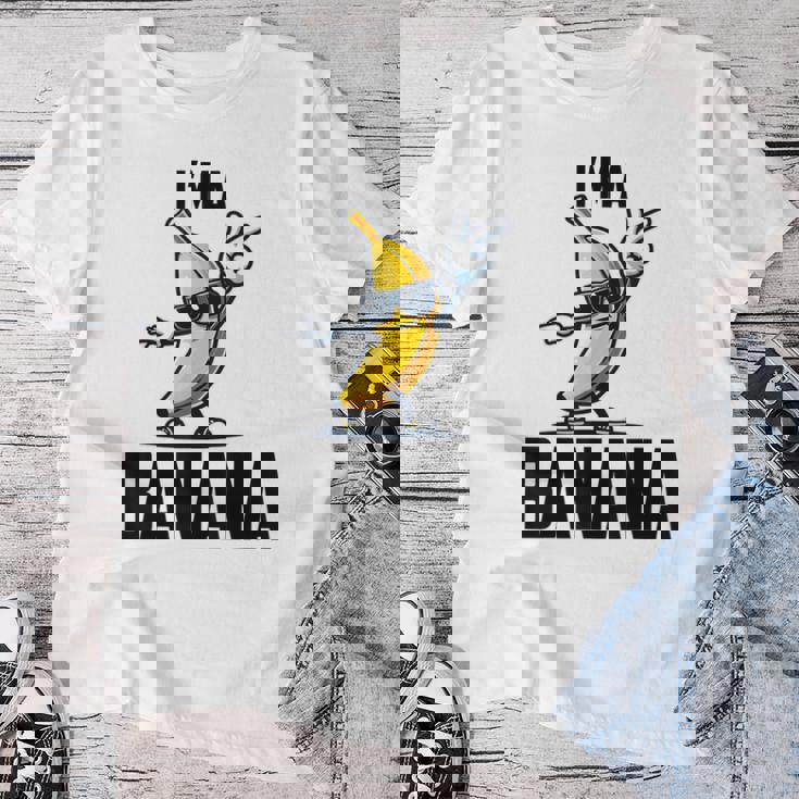 I'm A Banana シャツ かわいい 面白い バナナ コスチューム メンズ レディース キッズ レディースTシャツ 面白い贈り物