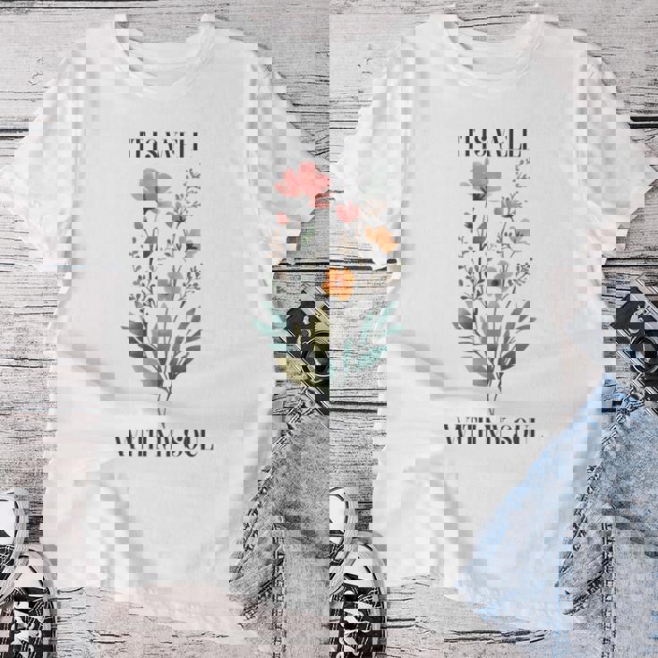 It Is Well With Myoul Christian 花柄 引用 クリスチャン 長袖tシャツ レディースTシャツ 面白い贈り物