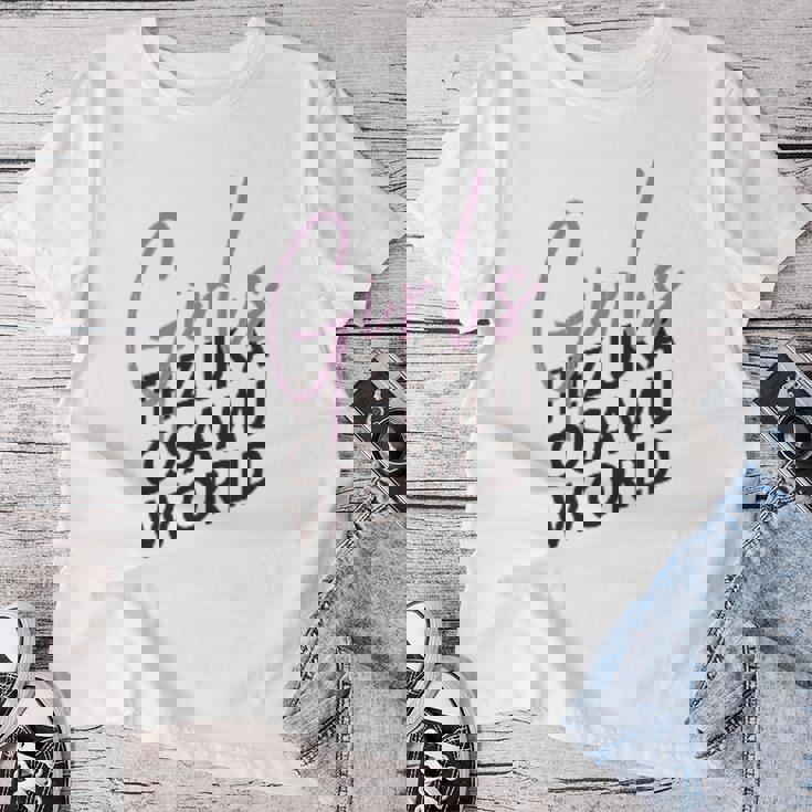 W3 Girlsボッコ Ctezuka Productions レディースTシャツ 面白い贈り物