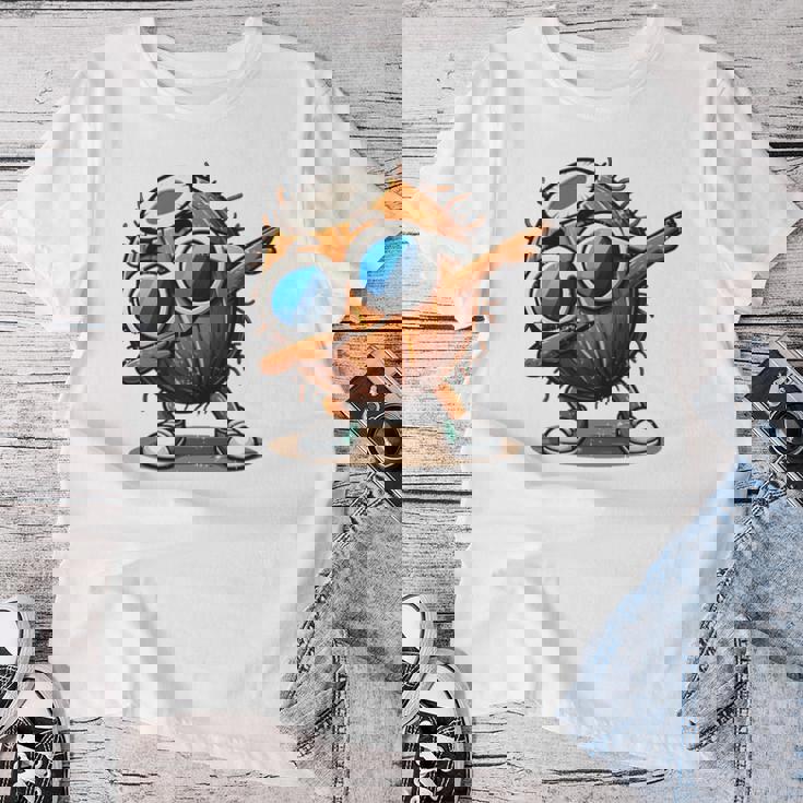 ココナッツダビングサングラス おもしろダンス 男の子 女の子 キッズ 長袖tシャツ レディースTシャツ 面白い贈り物