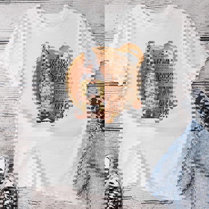 コーヒーホリック ノーム On The Road To Recovery Coffee Lover レディースTシャツ 面白い贈り物