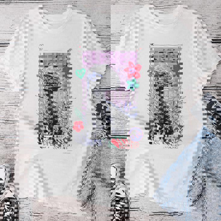 ジュラシック・ワールド Clever Girl（Blue） レディースTシャツ 面白い贈り物