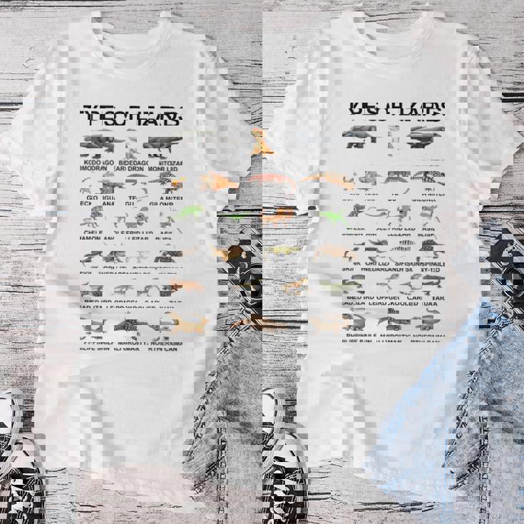 トカゲの種類 教育 爬虫類学者 男の子 女の子 キッズ レディースTシャツ 面白い贈り物