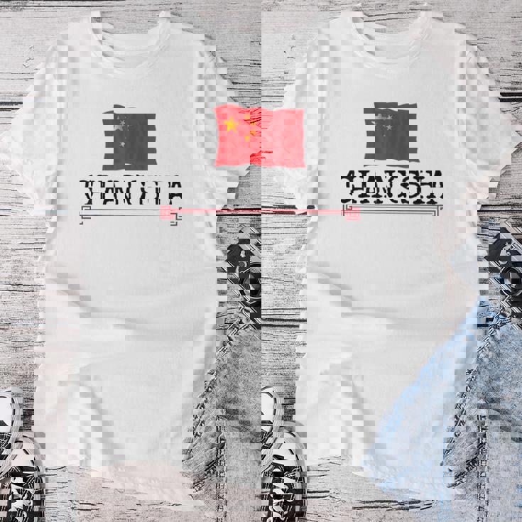 ノベルティ 長沙市 中国 旅行 生まれ バケーション 女性 男性 レディースTシャツ 面白い贈り物