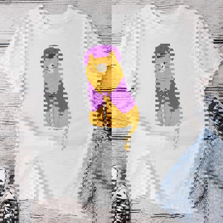 卒寿祝い 猫好き ちゃんちゃんこ 父 男性 母 女性 卒寿 お祝い 90歳 かわいい ねこ おしゃれ 猫 レディースTシャツ 面白い贈り物