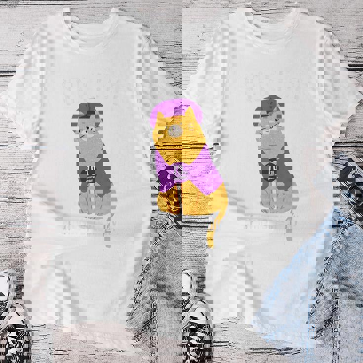 古希祝い 猫 ねこ ちゃんちゃんこ 男性 女性 猫好き 70歳 Cat Days Best Days レディースTシャツ 面白い贈り物