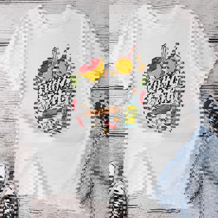 料理の日 宗教料理 シェフ向け 料理 男性 女性 長袖tシャツ レディースTシャツ 面白い贈り物