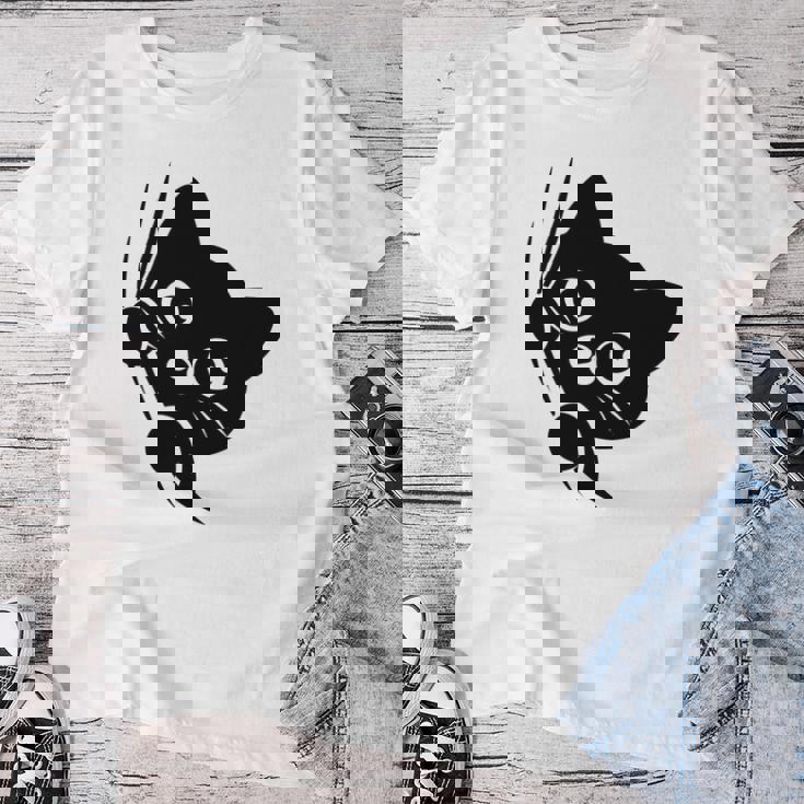 面白い猫 子猫 キティギフト 男性 女性 子供 男の子 女の子 長袖tシャツ レディースTシャツ 面白い贈り物