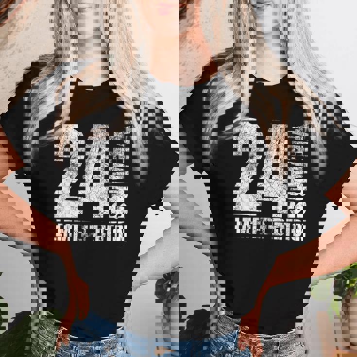 24歳 男性 ギフト 24歳 誕生日プレゼント 女性用 レディースTシャツ 彼女への贈り物