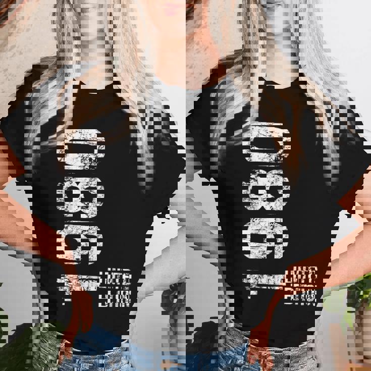 45歳の誕生日 男性 女性 45歳 1980年 誕生日プレゼント レディースTシャツ 彼女への贈り物