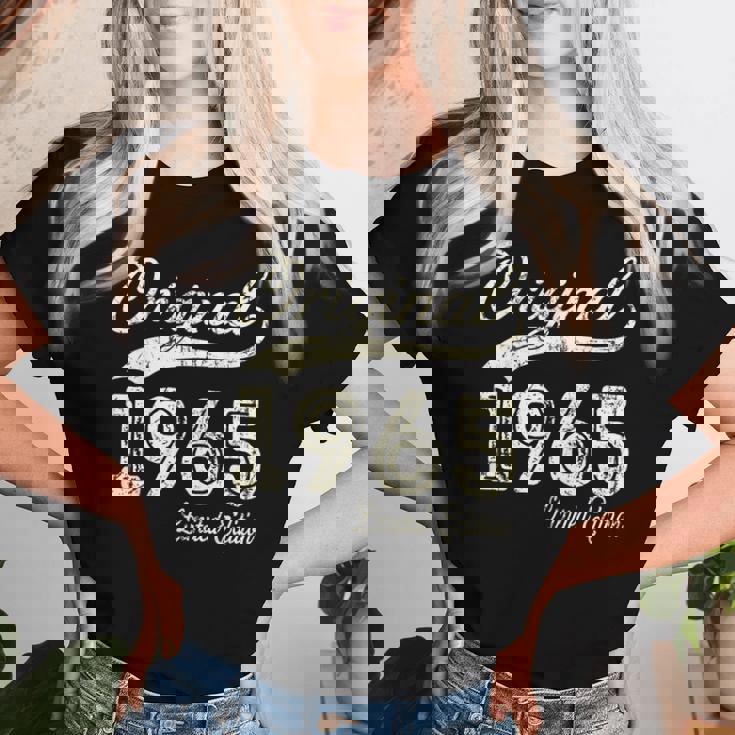 60Th Birthday Womenintage 1965 Original Parts レディースTシャツ 彼女への贈り物