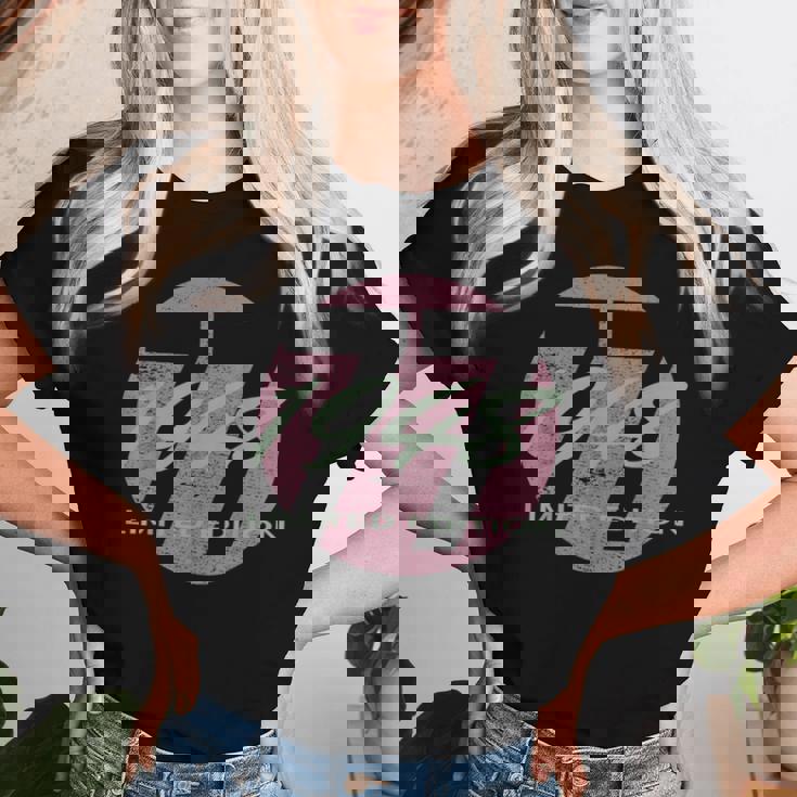 77歳の誕生日 男性 女性 77歳 1948年生まれ レディースTシャツ 彼女への贈り物