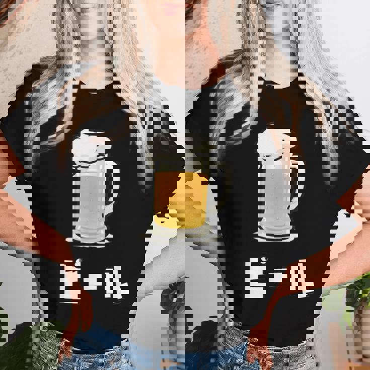 Beer ビール In Japanese レディースTシャツ 彼女への贈り物