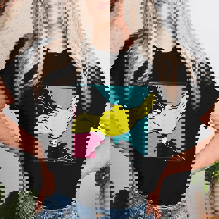 Daffy Duck レディースTシャツ 彼女への贈り物