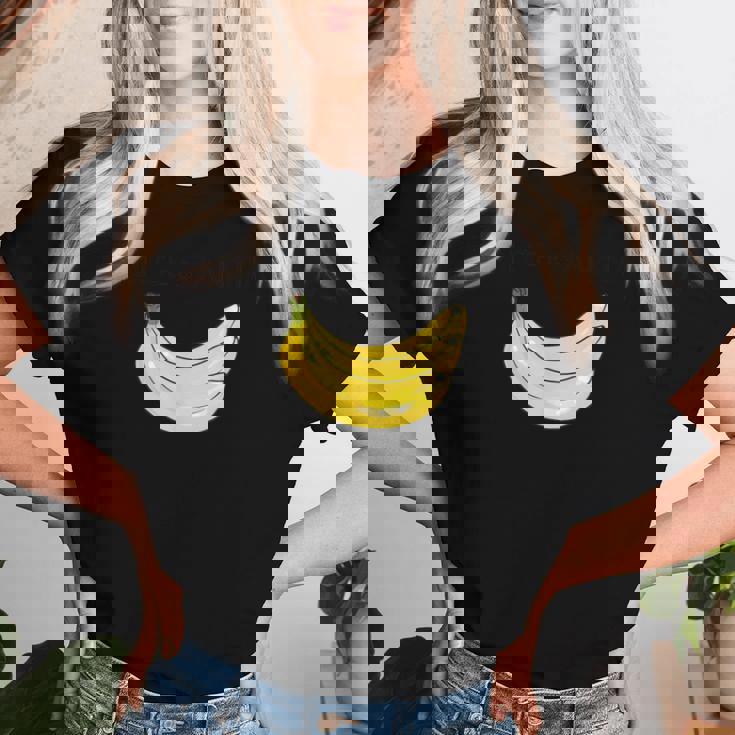 Dolce And Banana 面白いバナナ フルーツデザイン レディースTシャツ 彼女への贈り物