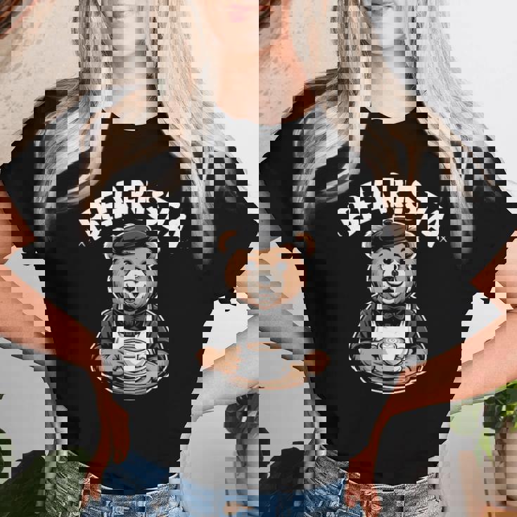 Barista Coffee Lover Espresso Caffeine レディースTシャツ 彼女への贈り物