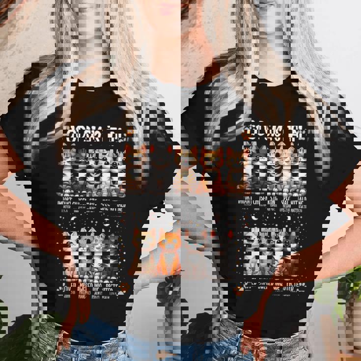 Godays I Am Christian 聖書詩 猫好き クリスチャン レディースTシャツ 彼女への贈り物