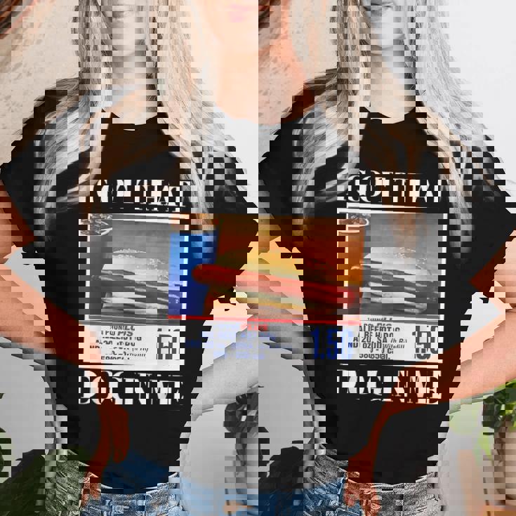 I Got That Dog In Me、 Hot Dog Meme レディースTシャツ 彼女への贈り物