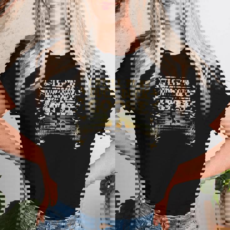 Itill Play Duck Hunting itka Camo Dux Waterfowl メンズ レディースTシャツ 彼女への贈り物