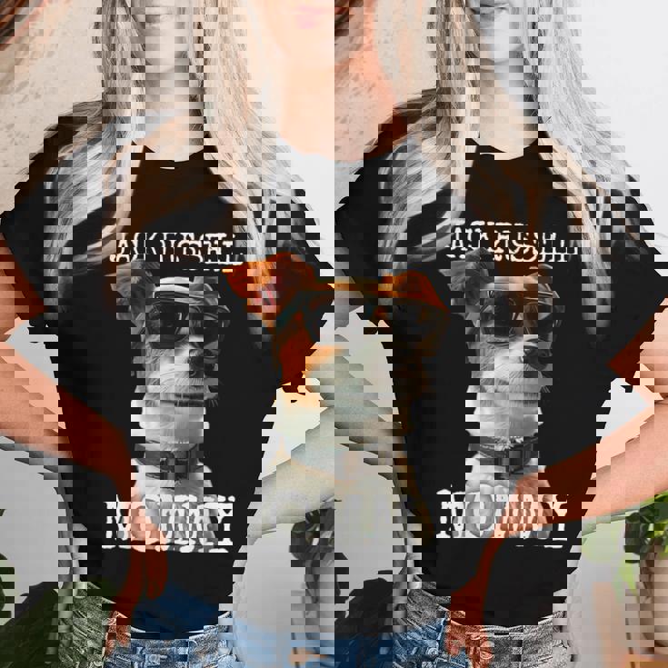 Jack Russell Mommyジャック・ラッセル ママ 母の日 お母さん ジャック・ラッセル・テリア レディースTシャツ 彼女への贈り物