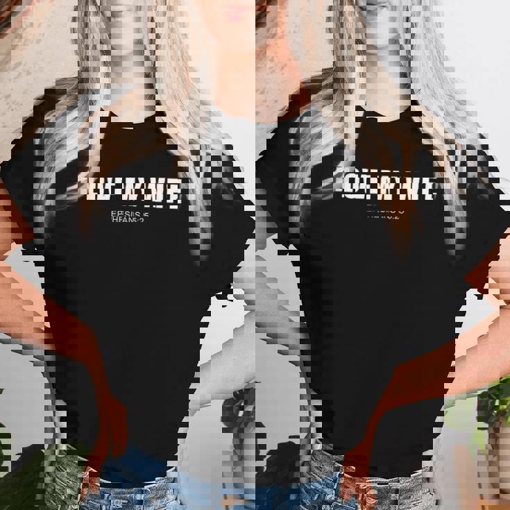 I Love My Wife – Christian Ephesians 5 レディースTシャツ 彼女への贈り物