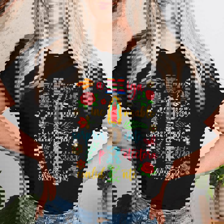 Madre Fiesta Cinco De Mayo Spanish Mother’S Day Latina Mom Women T-shirt Gifts for Her