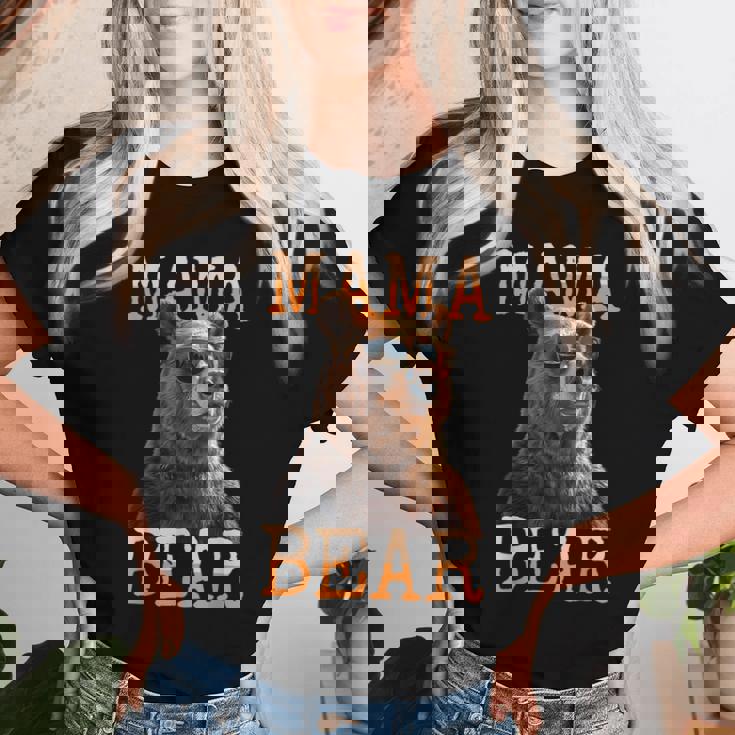 Mama Bearママベア ママベア 母の日 グリズリー ママベア レディースTシャツ 彼女への贈り物