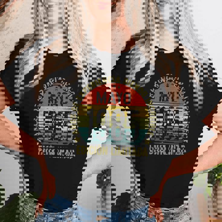 Mayo 1985 40 Cumpleaños Regalo 40 Años Hombre Camiseta de mujer Regalos para ella